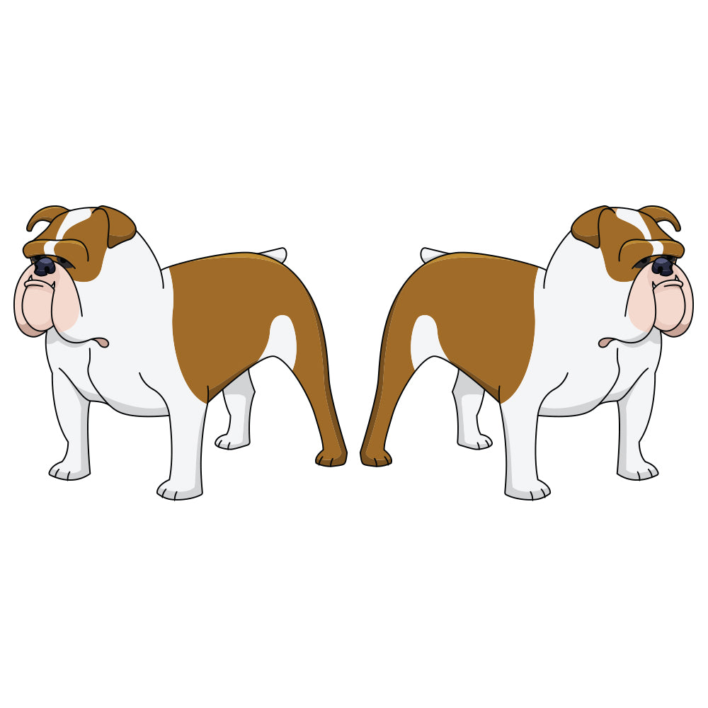 Bulldog Dog Decal