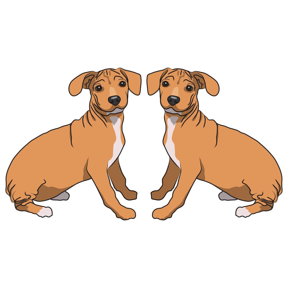 Chiweenie Dog Decal