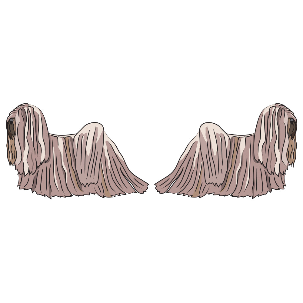 Lhasa Apso Dog Decal