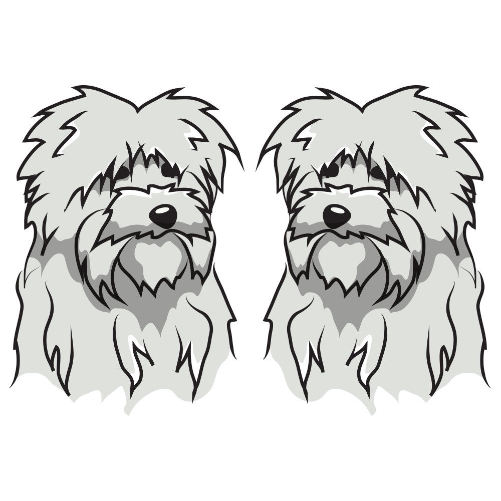 Maltese Dog Decal