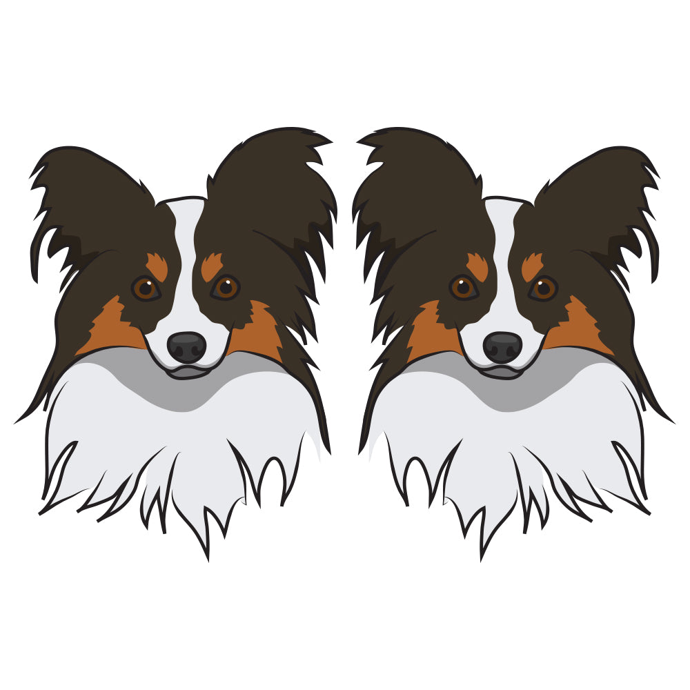 Papillon Dog Decal