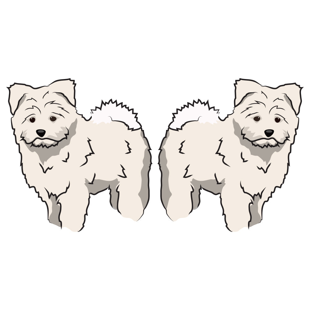 Pomapoo Dog Decal