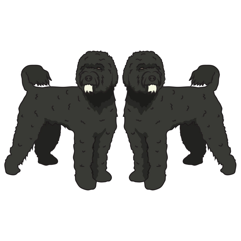 Portuguese Water Dog Dog Decal