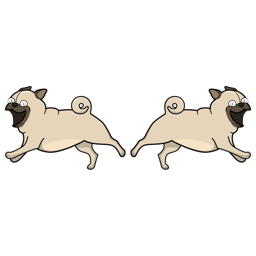 Pug Dog Decal