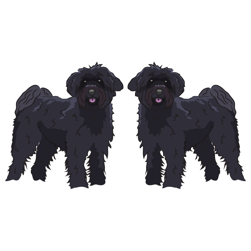 Schnoodle Dog Decal