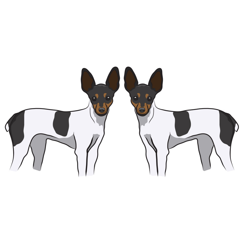 Toy Fox Terrier Dog Decal