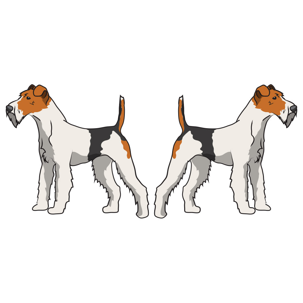 Wire Fox Terrier Dog Decal
