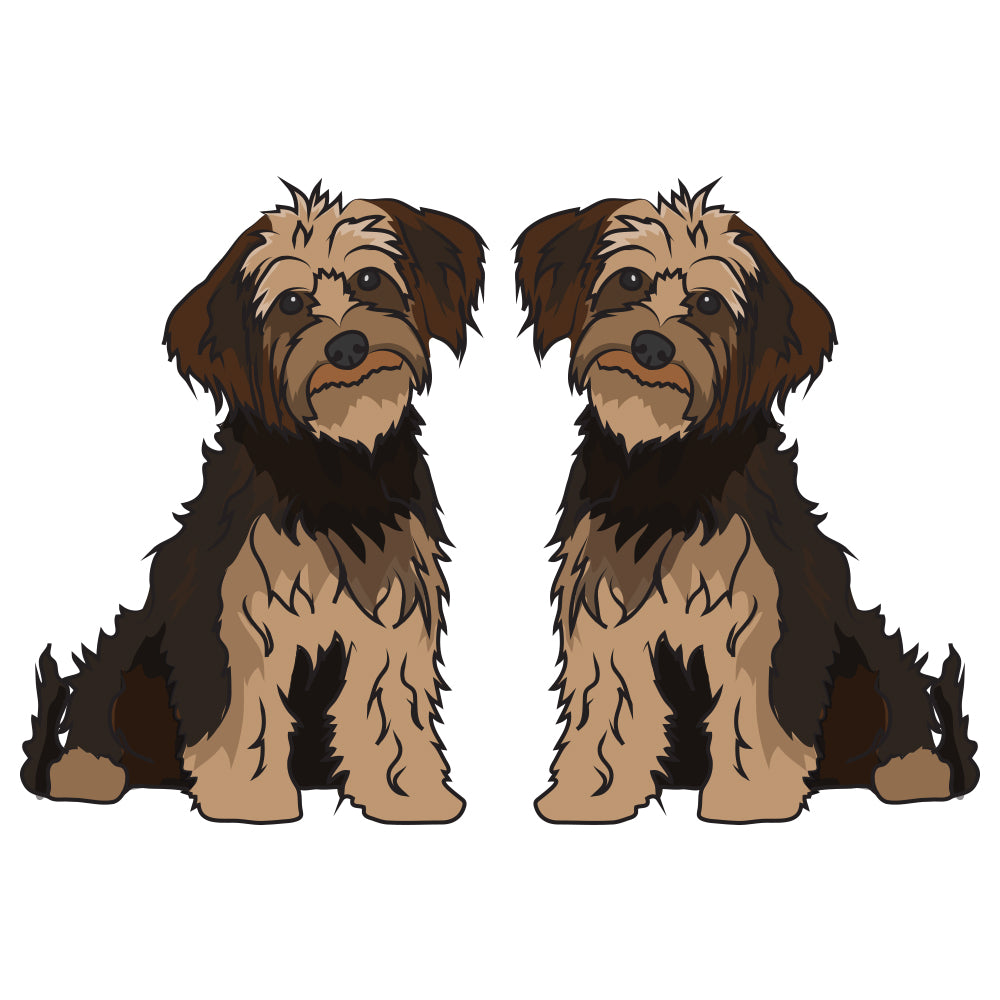 Yorkipoo Dog Decal