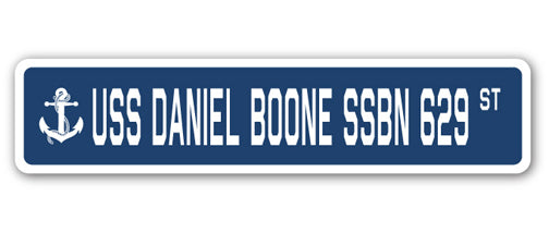 USS Daniel Boone Ssbn 629 Street Vinyl Decal Sticker
