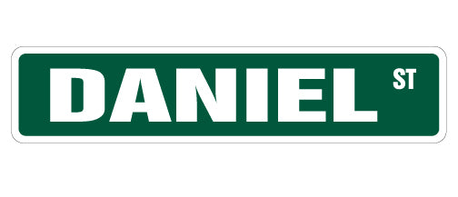 DANIEL Street Sign