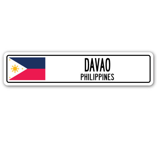 DAVAO, PHILIPPINES Street Sign