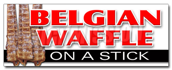 Belgian Waffle On A Stick Decal