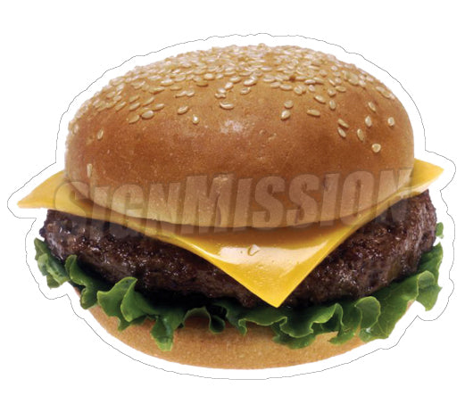 Burger Decal