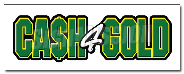 Cash for Gold Decal