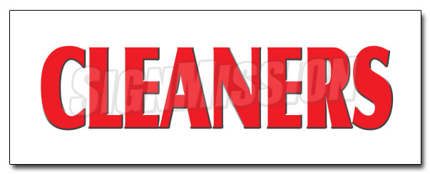 Cleaners Decal