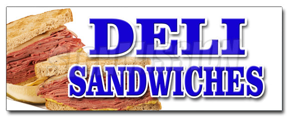 Deli Sandwiches Decal