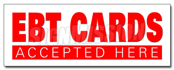 Ebt Cards Decal