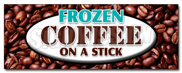 Frozen Coffee On A Stick Decal