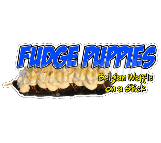 Fudge Puppies Die Cut Decal