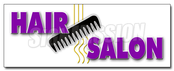 Hair Salon Decal