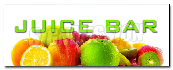 Juice Bar Decal