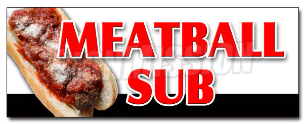 Meatball Sub Decal