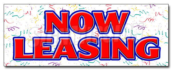 Now Leasing Decal