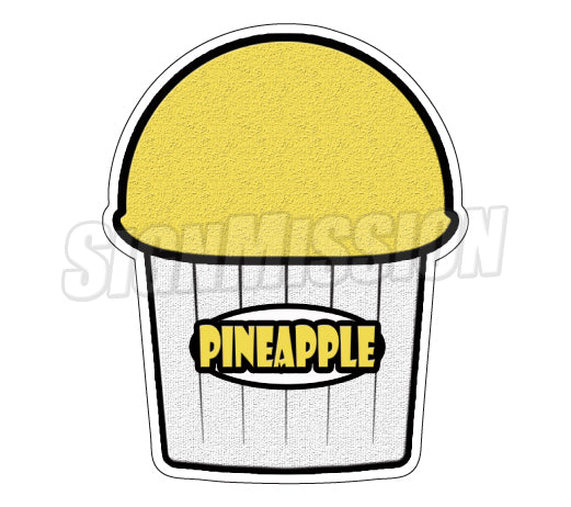 Pine Apple Flavor Decal