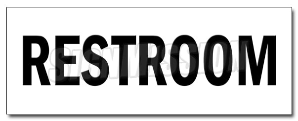 Restroom Decal