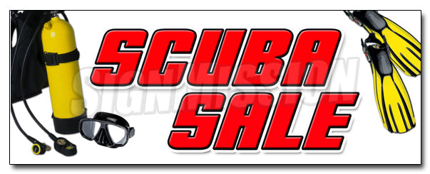 Scuba Sale Decal