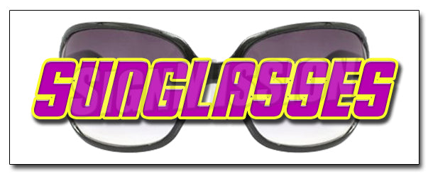 Sunglasses Decal