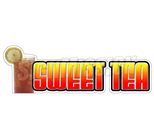 Sweet Tea Die Cut Decal