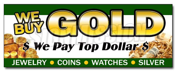 We Buy Gold 1 Decal