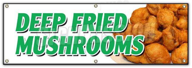 Deep Fried Mushrooms Banner