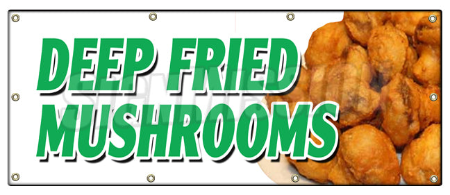 Deep Fried Mushrooms Banner