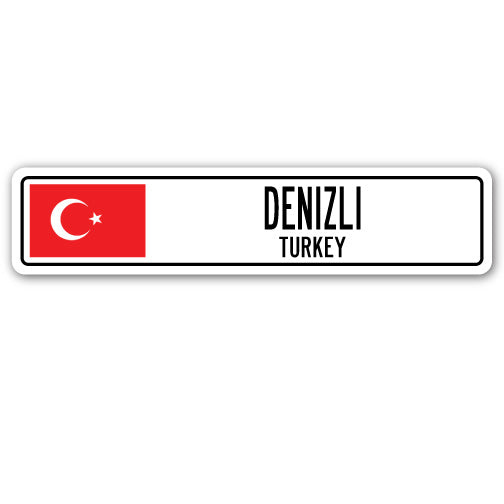 DENIZLI, TURKEY Street Sign