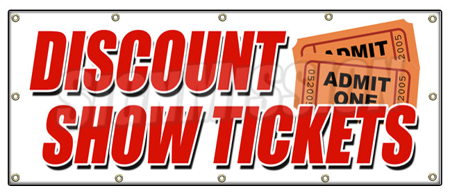 Discount Show Tickets Banner