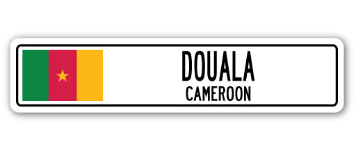 DOUALA, CAMEROON Street Sign