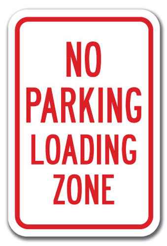 No Parking Loading Zone