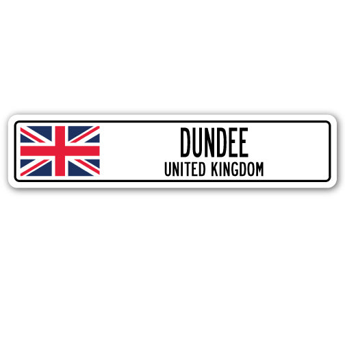 DUNDEE, UNITED KINGDOM Street Sign