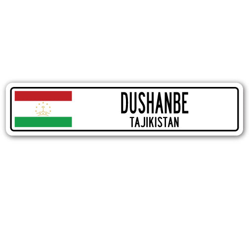 DUSHANBE, TAJIKISTAN Street Sign