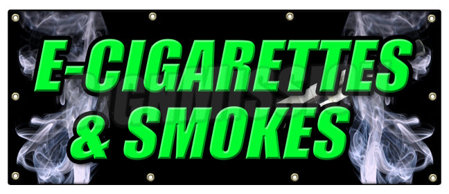E-Cigs & Smokes Banner