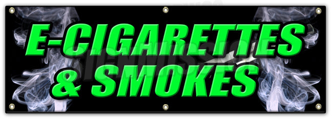 E-Cigs & Smokes Banner