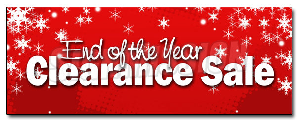 End Of The Year Clearanc Decal