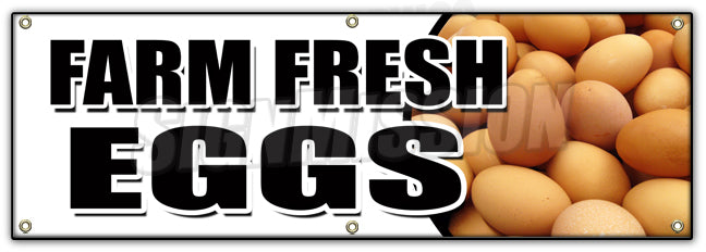 Farm Fresh Eggs Banner