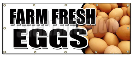 Farm Fresh Eggs Banner