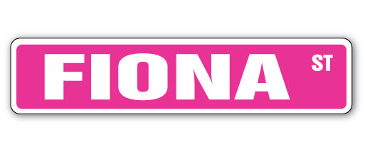 Fiona Street Vinyl Decal Sticker