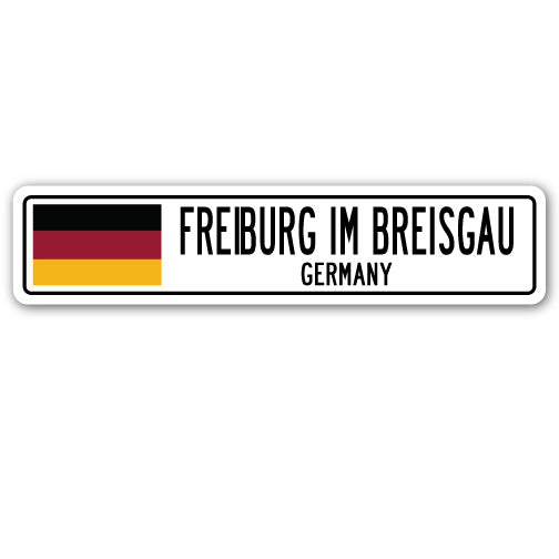 FREIBURG IM BREISGAU, GERMANY Street Sign