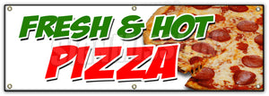 Fresh & Hot Pizza Banner
