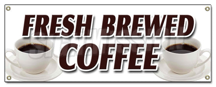 Fresh Brewed Coffee Banner